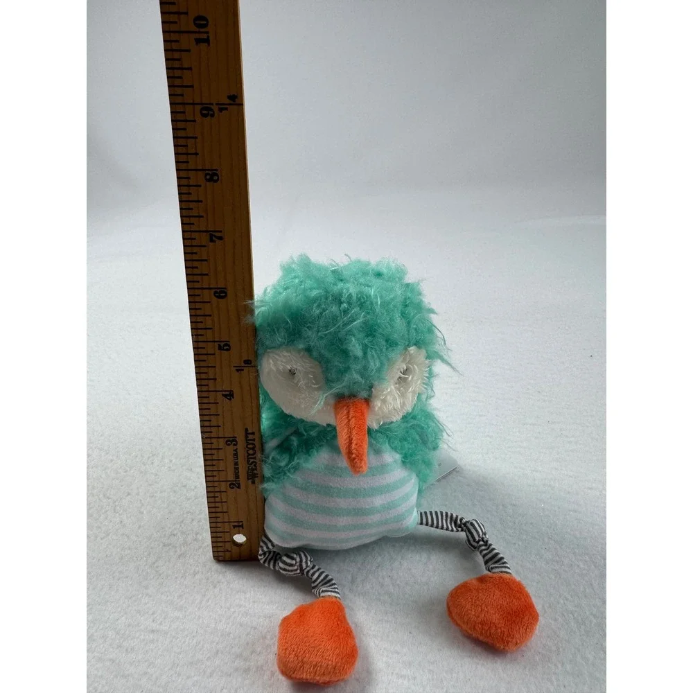Bunnies by the Bay Piper The Sandpiper Plush NWT Teal Striped Bird